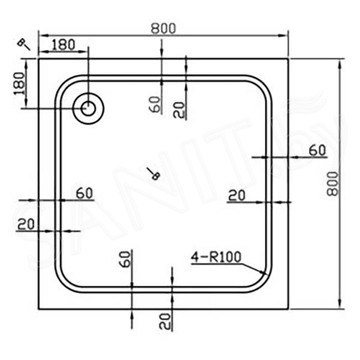 Душевой поддон Vincea VST-2AS