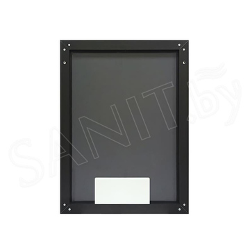 Зеркало Континент Frame Black LED с бесконтактным сенсором