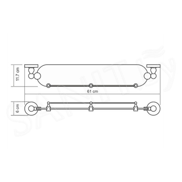 Полка Wasserkraft Diemel K-2244