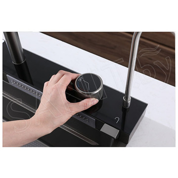 Кухонная мойка Cerutti Gloria II Nano black CT10356 многофункциональная