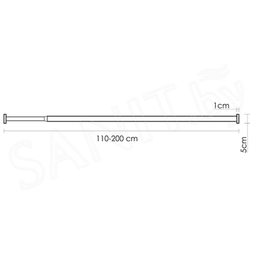 Карниз для ванны Wasserkraft Dinkel SC-461120