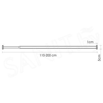 Карниз для ванны Wasserkraft Elbe SC-721121