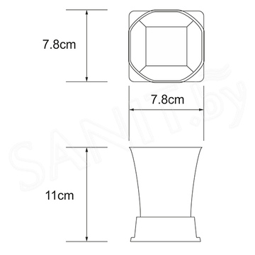 Стакан Wasserkraft Exter K-5528