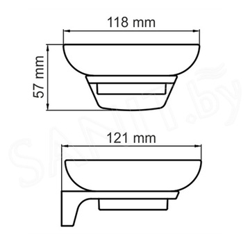 Мыльница Wasserkraft Glan K-5129