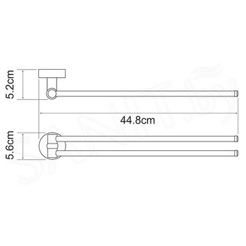 Держатель для полотенец Wasserkraft Isen K-4031