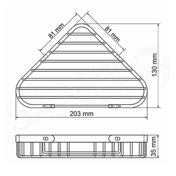 Полка Wasserkraft K-733BLACK