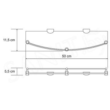 Полка Wasserkraft Kammel K-8344