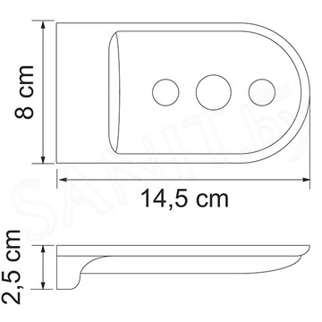 Мыльница Wasserkraft Kammel K-8369