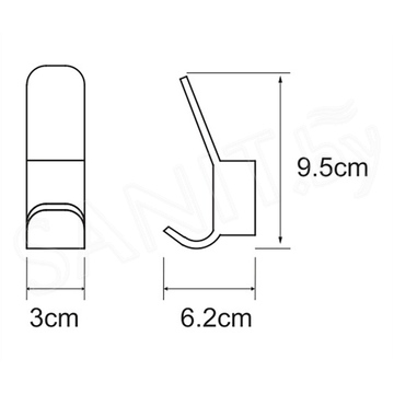 Крючок Wasserkraft Leine K-5023