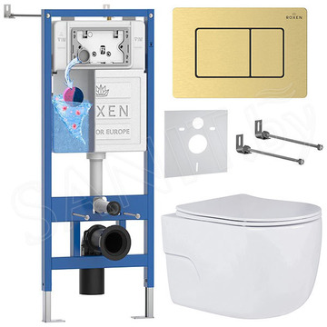 Комплект инсталляции 6 в 1 Roxen StounFix Dual Fresh 968478 с аромадозатором