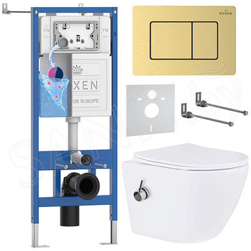 Комплект инсталляции 6 в 1 Roxen StounFix Dual Fresh 968457 с аромадозатором