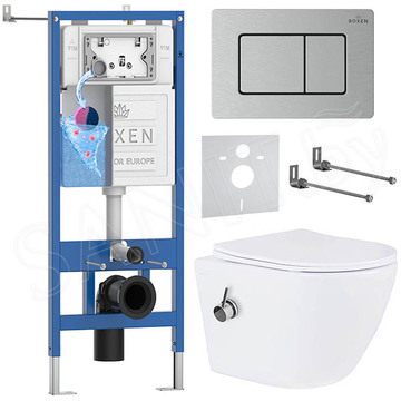 Комплект инсталляции 6 в 1 Roxen StounFix Dual Fresh 968424 с аромадозатором