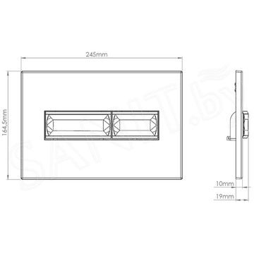 Кнопка для инсталляции Vincea Line VFP-732MG