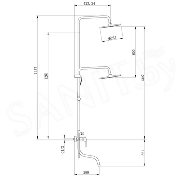 Душевая стойка Splenka S51.24