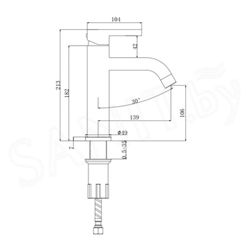 Смеситель для умывальника Splenka S221.10.09