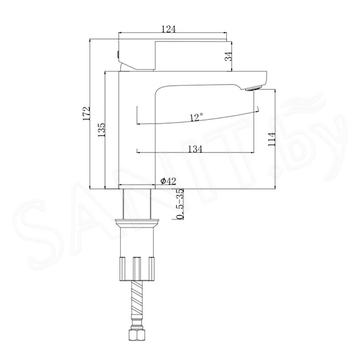 Смеситель для умывальника Splenka S222.10.03