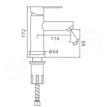 Смеситель для умывальника Splenka S223.10.05