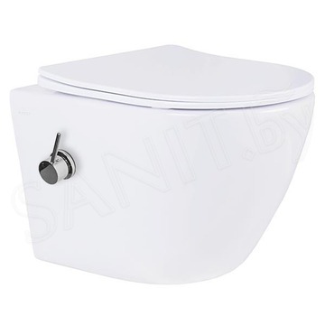 Комплект инсталляции Asten Readle Zentralmodul AR0501 с кнопкой и унитазом Roxen Antares Bidet 530185-01X с функцией биде