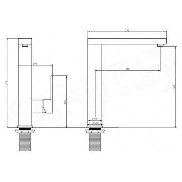 Смеситель для кухонной мойки Abber Daheim AF8214W