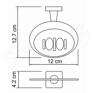 Мыльница Wasserkraft Lippe K-6569
