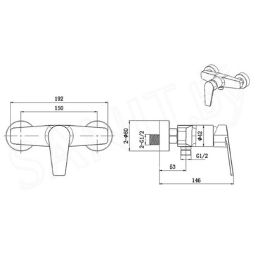 Смеситель для душа Allen Brau Eclipse 5.E1004-00