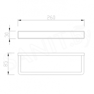 Держатель для полотенец Abber Westen AA1753 / AA1755