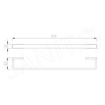 Держатель для полотенец Abber Westen AA1754B