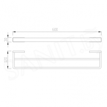 Держатель для полотенец Abber Westen AA1757