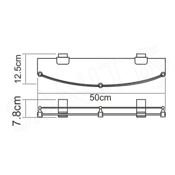 Полка Wasserkraft Lopau K-6044
