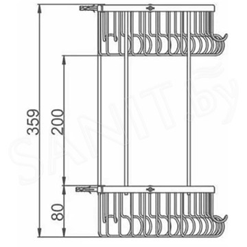 Полка Gappo G331-2