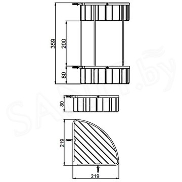 Полка Gappo G334-2