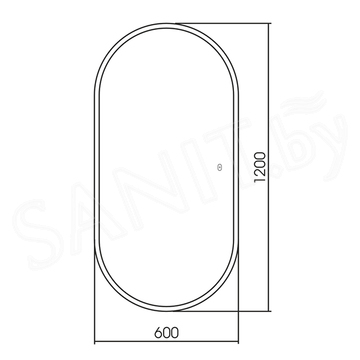 Зеркало Abber See AG6113SMult