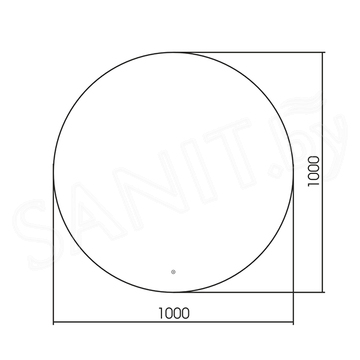 Зеркало Abber Mond AG6203SL-1.0