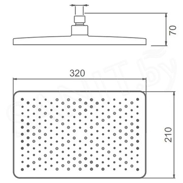 Верхний душ Splenka S451.52