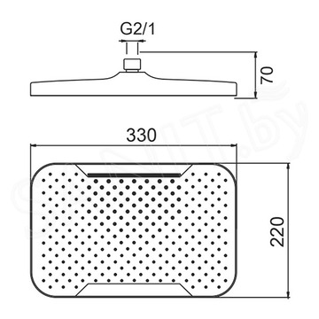 Верхний душ Splenka S451.54