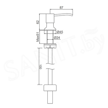 Дозатор для моющих средств Splenka S710.02
