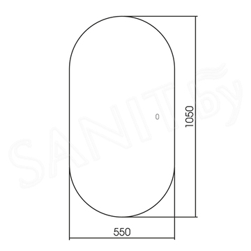 Зеркало Abber Kontur AG6302S