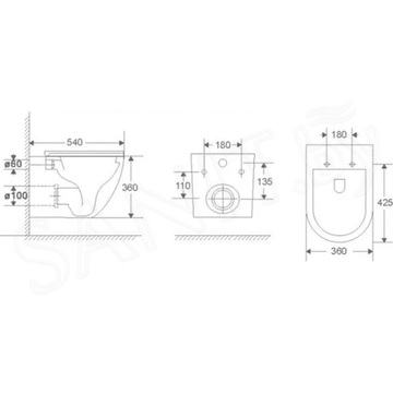 Подвесной унитаз AV Engineering Comfort X3 AVWHR203X3