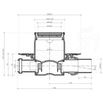 Душевой трап Pestan Confluo Standart Plate 2 2 in 1