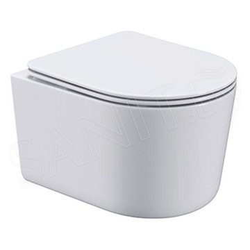 Система инсталляции для унитаза TECEbase kit 9400401 с кнопкой Tecenow 9240402 и унитазом Roxen Simple Compact 530120-01