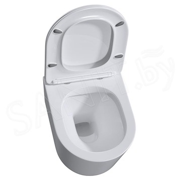 Система инсталляции для унитаза TECEbase kit 9400401 с кнопкой Tecenow 9240402 и унитазом Roxen Simple Compact 530120-01