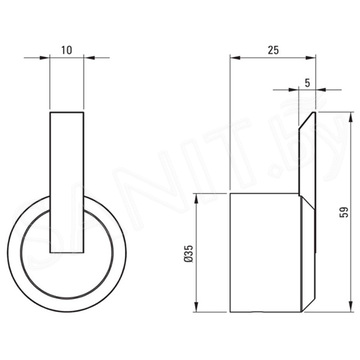 Крючок Deante Arnika Titanium ADA_D111