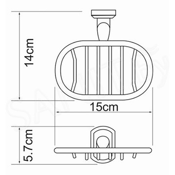 Мыльница Wasserkraft Oder K-3069