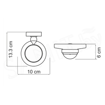 Мыльница Wasserkraft Regen K-6929