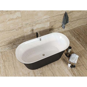 Акриловая ванна Aquanet Family Smart черный глянцевый