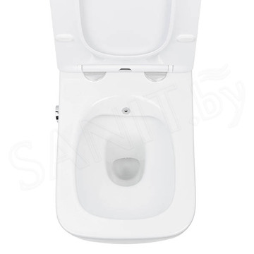 Комплект инсталляции Grohe Rapid SL 38772001 с брашированной кнопкой и подвесным унитазом Roxen Cube Bidet 530135-01X