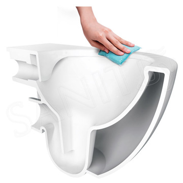 Подвесной унитаз Deante Peonia Zero CDED6ZPW