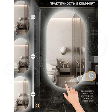 Зеркало Emze Led овальное с подсветкой