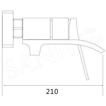 Смеситель для ванны Shevanik S4102G