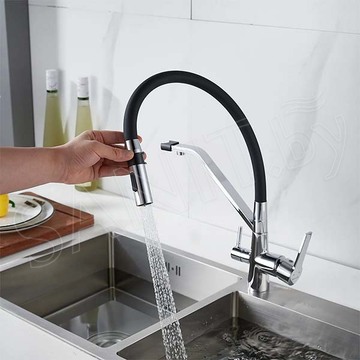 Смеситель для кухонной мойки Shevanik S278 с подключением к фильтру воды